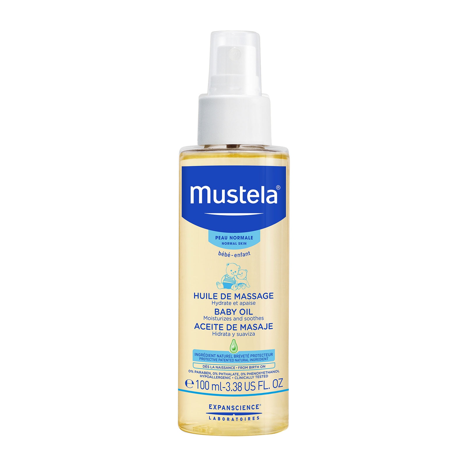 Mustela Baby Oil 100ml | FEELUNIQUE