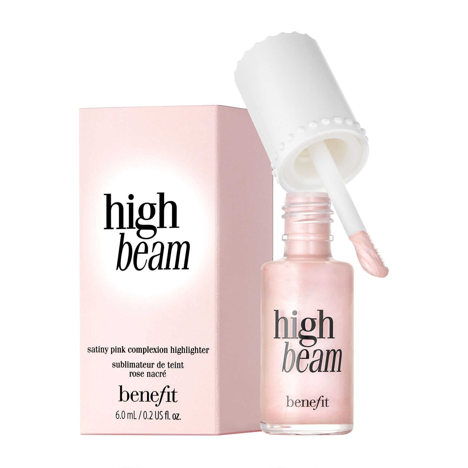 benefit High Beam Satiny Pink Liquid Highlighter 6ml