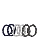 Slip® Pure Silk Scrunchies Skinnies Midnight