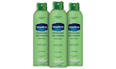 Vaseline Intensive Care Spray Moisturiser Aloe Sooth 3 x