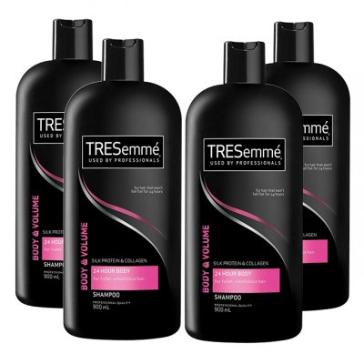 TRESemme 24 Hour Body Volume Shampoo 4 x 900ml - Feelunique