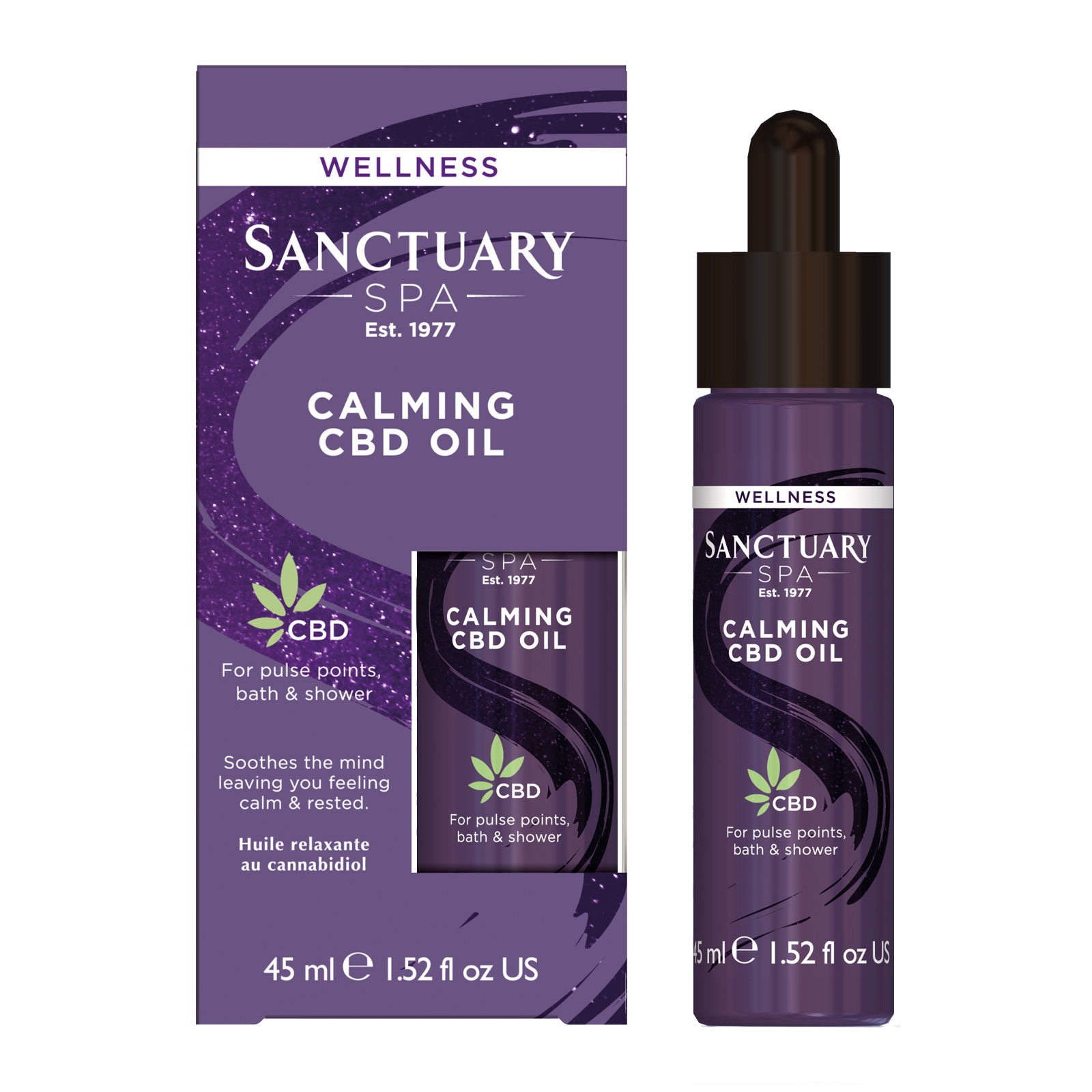 Sanctuary Spa Wellness Calming CBD Oil 45ml