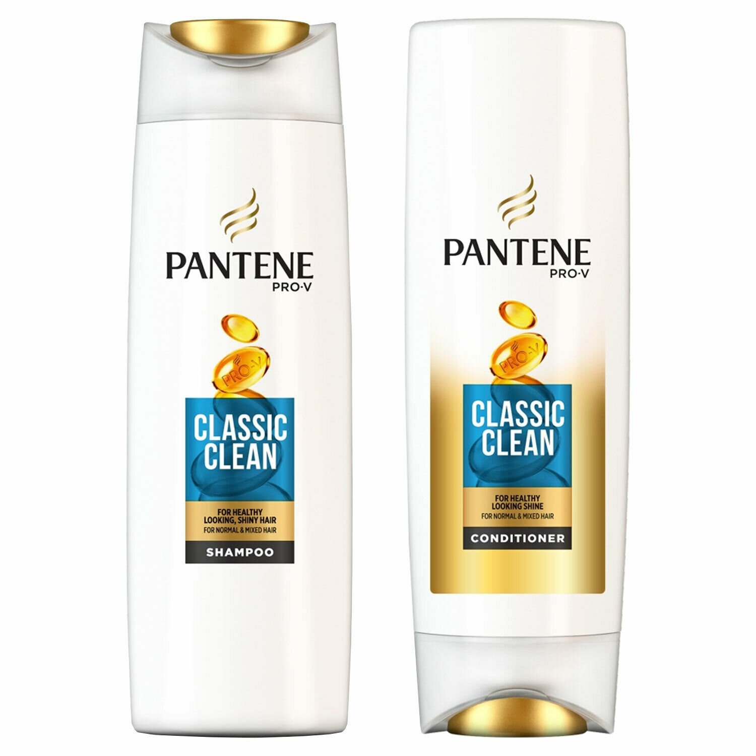Pantene Classic Clean Shampoo 1 x 500ml & Conditioner 1 x 500ml