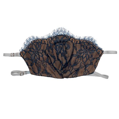 Katie May Provocateur Lace Face Mask One Size Steel Blue Feelunique