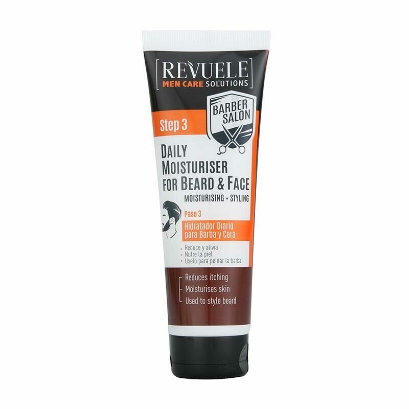 Revuele Barber Salon Daily Moisturiser for Beard & Face 80ml - Feelunique