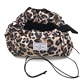 The Flat Lay Co. Open Flat Makeup Bag in Leopard Print
