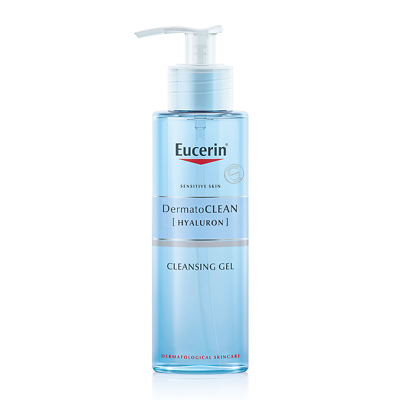 Jep Vil have Monograph Eucerin DermatoCLEAN + Hyaluron Refreshing Face Cleansing Gel for Sensitive  Skin 200ml | FEELUNIQUE