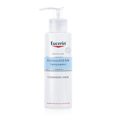 Eucerin DermatoCLEAN + Gentle Face Cleansing Milk for Sensitive 200ml