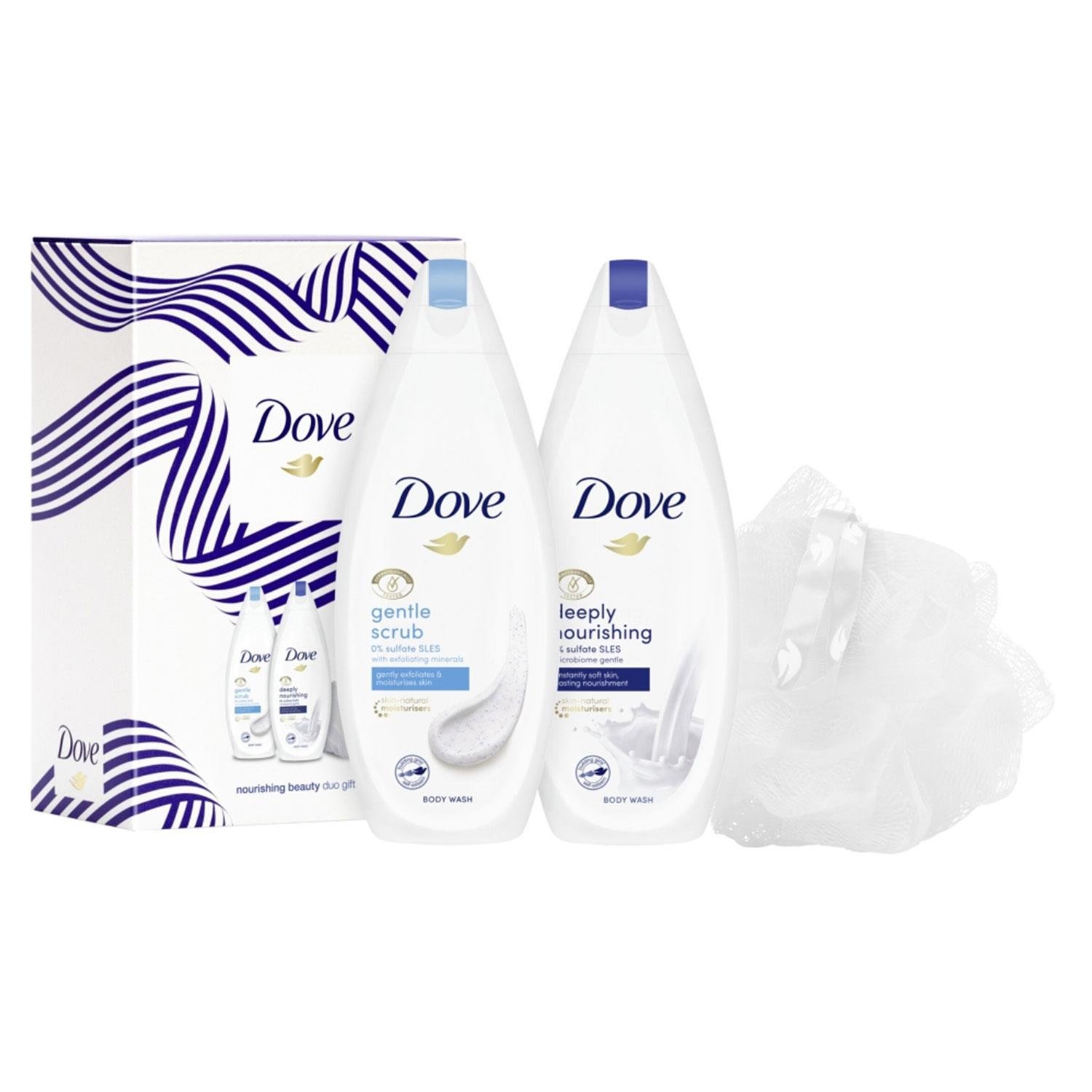 Dove Nourishing Beauty Duo Body Wash Gift Set Feelunique