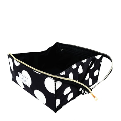 The Flat Lay Co. Open Flat Makeup Box Bag Double Spots