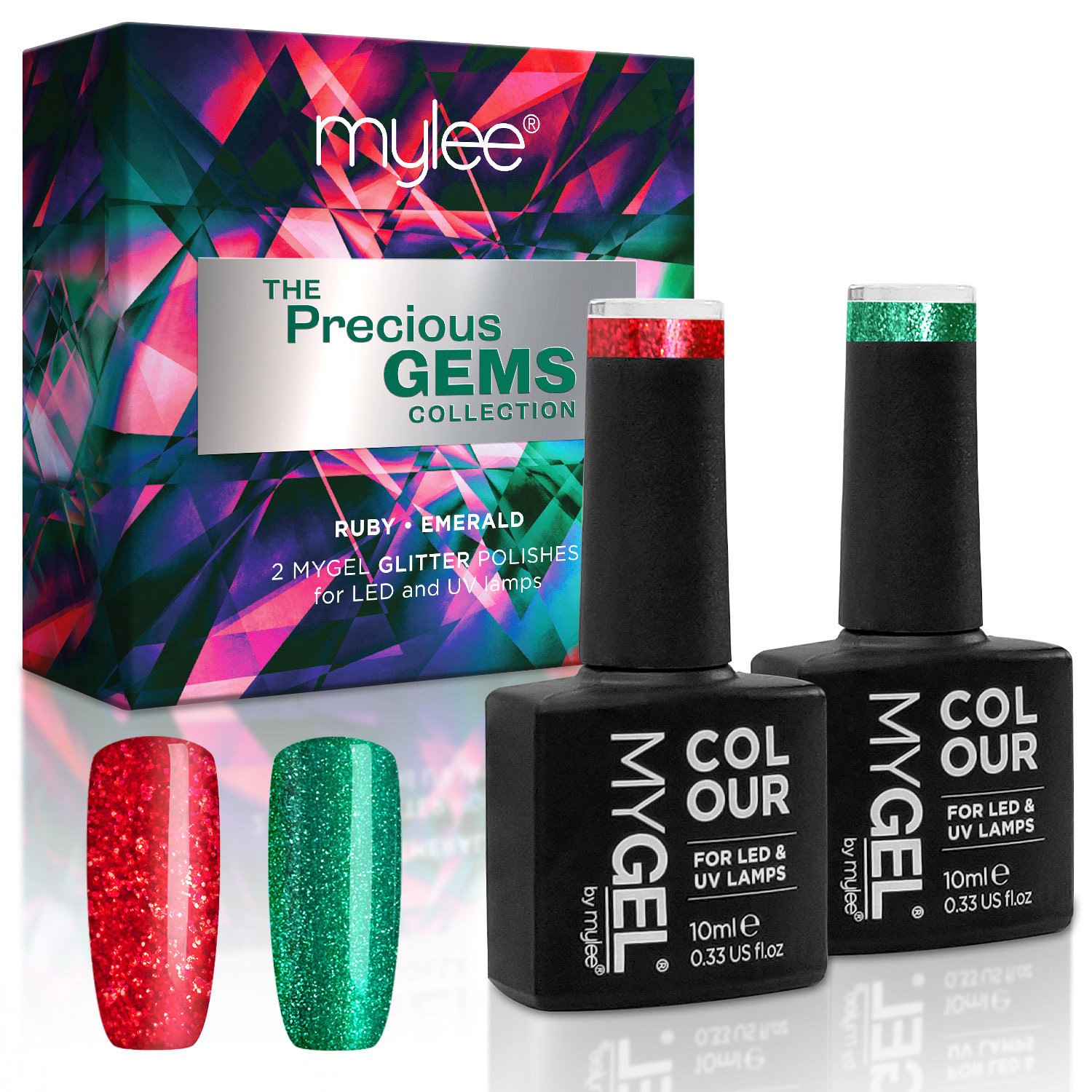 MYGEL by Mylee Precious Gems Christmas Gel Nail Polish Set Feelunique