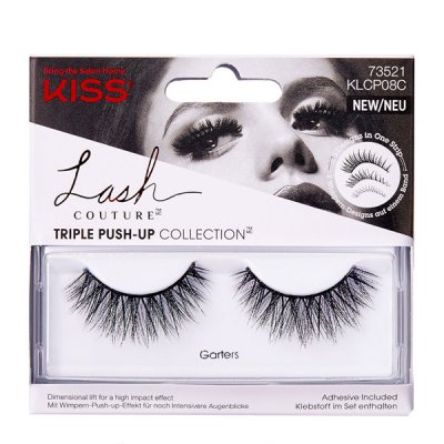 Kiss Lash Couture Triple Push Up Collection Garters Feelunique These are great for anyone who is looking for a natural look but still desires the length and volume that the kiss sultry lashes are probably the most natural looking. feelunique