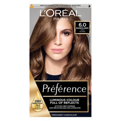 L'Oréal Paris Preference 6 Buenos Aires Dark Blonde Permanent Hair Dye 1  Kit | FEELUNIQUE