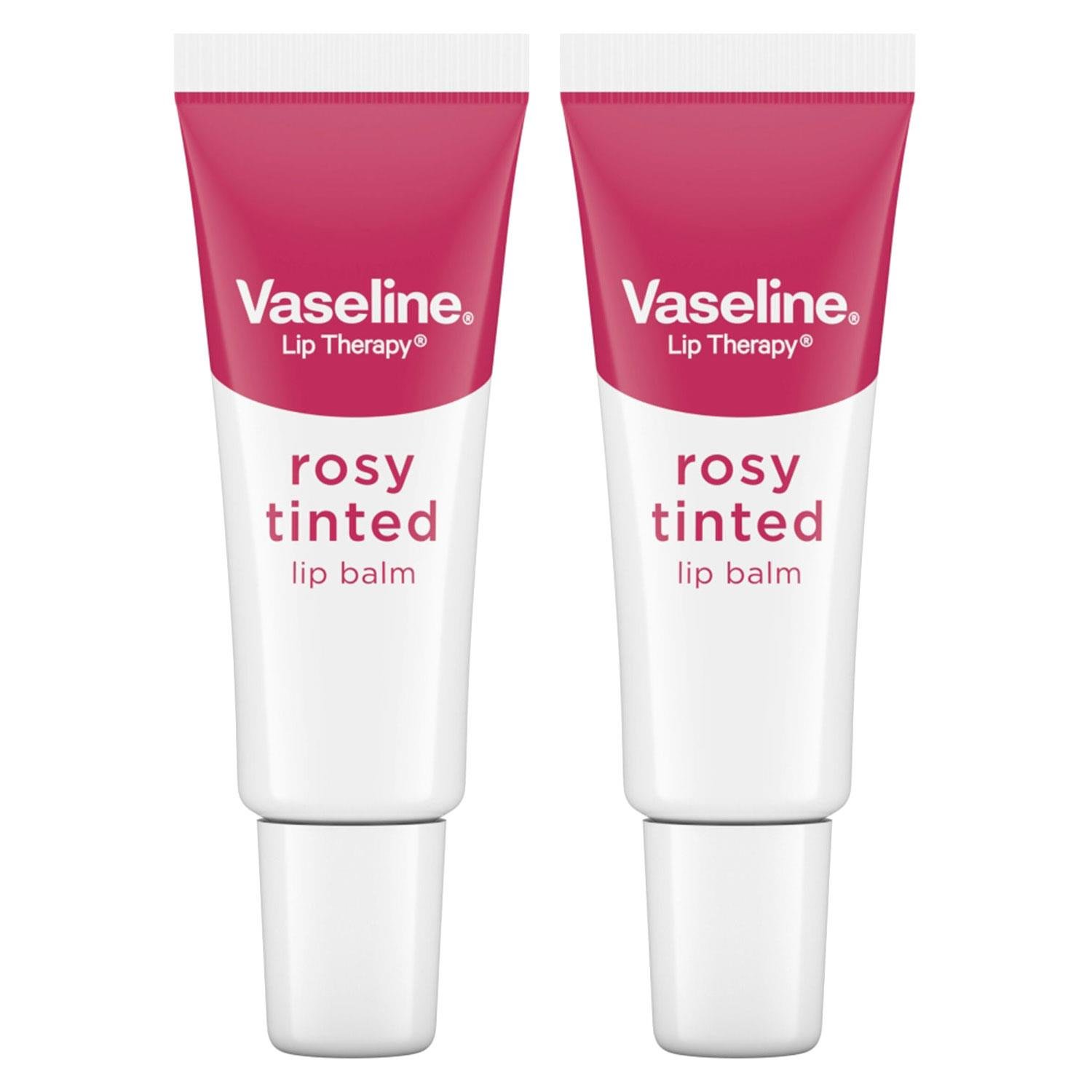 Vaseline Lip Therapy Rosy Tinted Lip Balm 2 x 10g