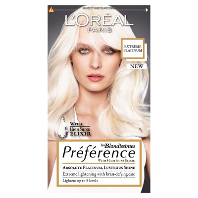 L'Oréal Paris Preference Les Blondissimes Extreme Platinum Hair Dye 1 Kit |  FEELUNIQUE
