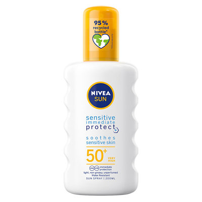 wijk verpleegster software Nivea Sun Protect & Sensitive Sun Lotion Spray SPF50+ 200ml | FEELUNIQUE