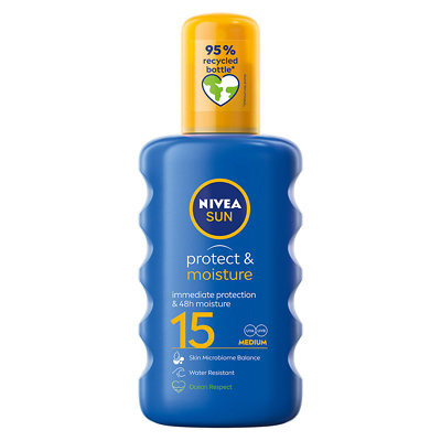 krans Conciërge ziekenhuis Nivea Sun Protect & Moisture Sun Cream Spray SPF15 200ml | FEELUNIQUE