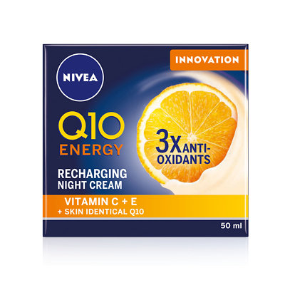 haspel Beven draadloos Nivea Q10 Energy Recharging Face Night Cream With Vitamin C 50ml |  FEELUNIQUE