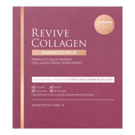 Revive Collagen Enhanced Plus Premium Liquid Marine Collagen Drink 14 Sachets