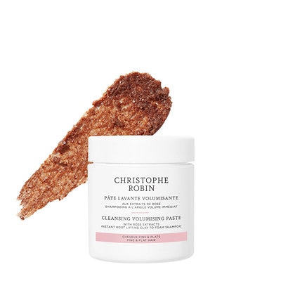 Christophe Robin Cleansing Volumizing Paste With Pure Rassoul Clay And Rose Extracts 75ml