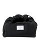 The Flat Lay Co. XXL Drawstring Makeup Bag in Classic Black