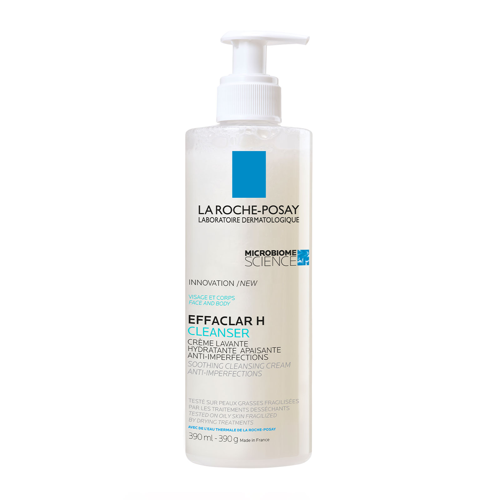 La Roche-Posay Effaclar H+ Cleansing Cream for Oily Blemish Prone Skin 390ml