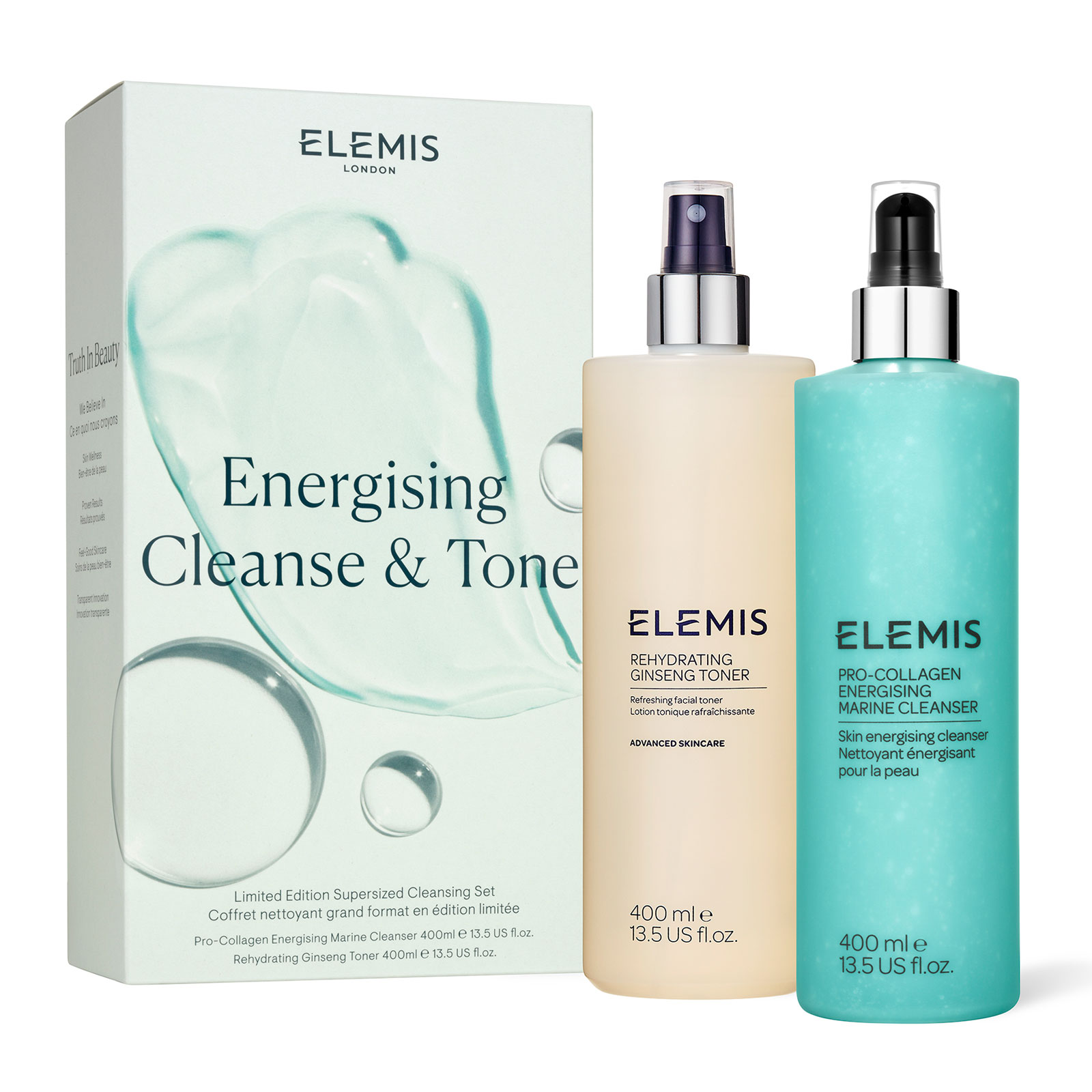 ELEMIS Energising Cleanse &amp; Tone Supersized Duo