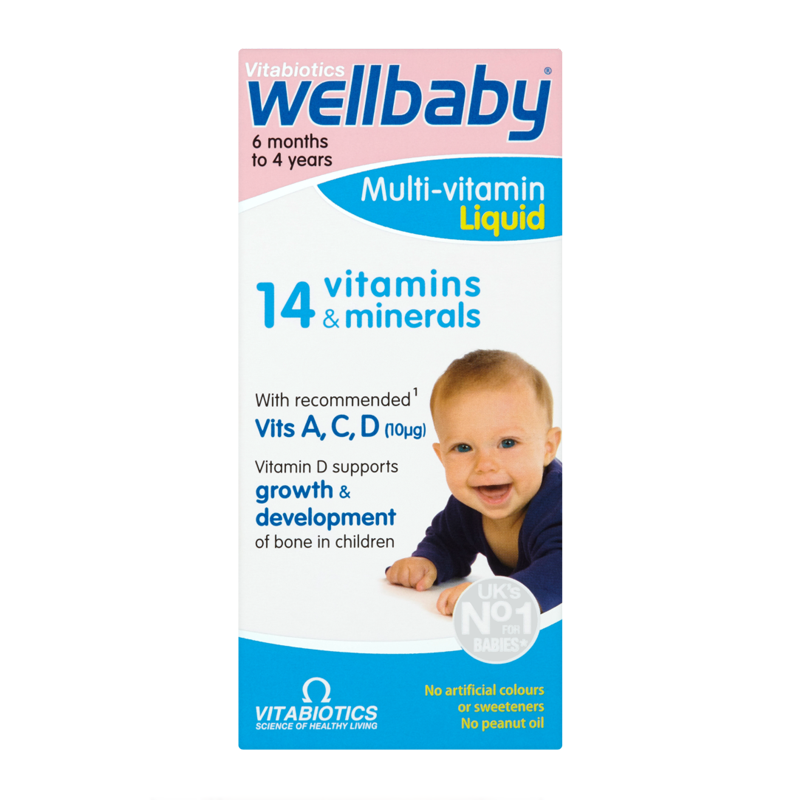 Vitabiotics Wellbaby Infant Liquid Vitamins & Minerals 150ml "__ A