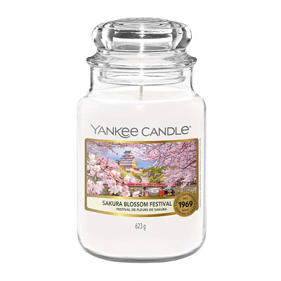 Yankee Candle Sakura Blossoms Large Jar 623g | FEELUNIQUE