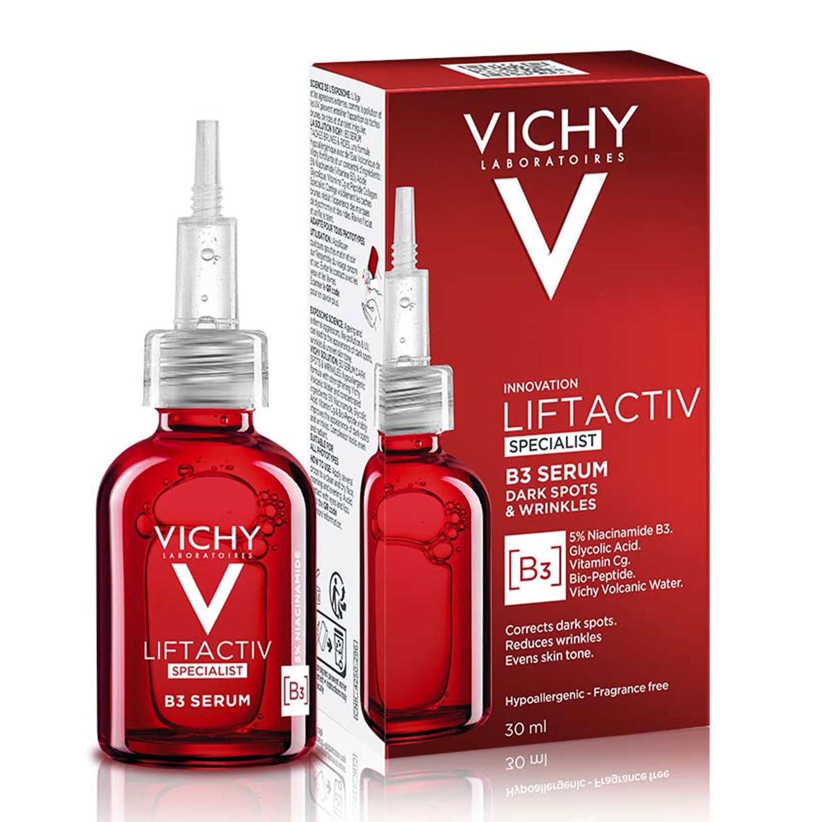 Vichy Liftactiv Specialist B3 5% Niacinamide &amp; AHA Complex Dark Spots &amp; Pigmentation Serum 30ml