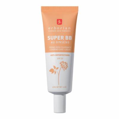 ERBORIAN Super BB Full Coverage BB Cream for Acne Prone Skin Doré 40ml