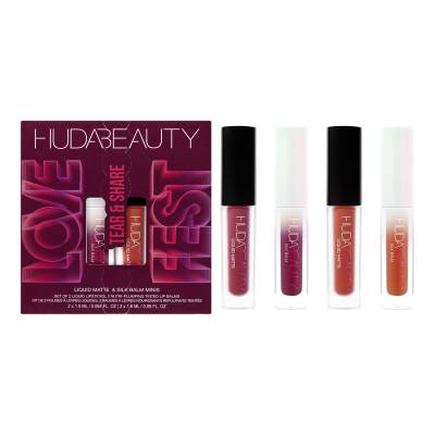 Huda Beauty LOVEFEST Tear & Share Lip Quad  | FEELUNIQUE