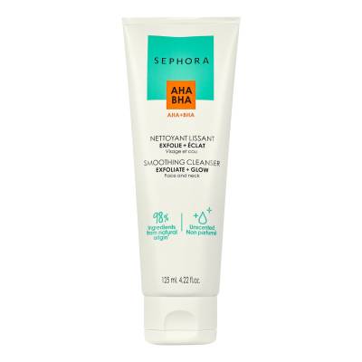 SEPHORA COLLECTION Smoothing cleanser exfoliates + radiance - Cleansing gel for face and neck Cleansing gel for face and neck (125 ml)
