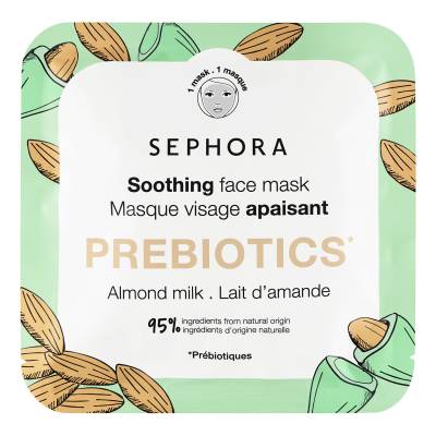 SEPHORA COLLECTION Prebiotic Nourishing Face Soothing face mask with almond milk (1 pc)