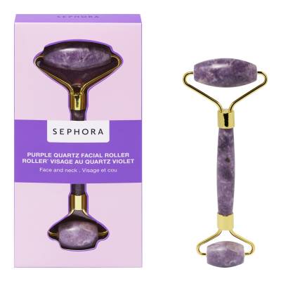 SEPHORA COLLECTION Quartz facial roller - Face and neck Purple quartz facial roller (1 pc)