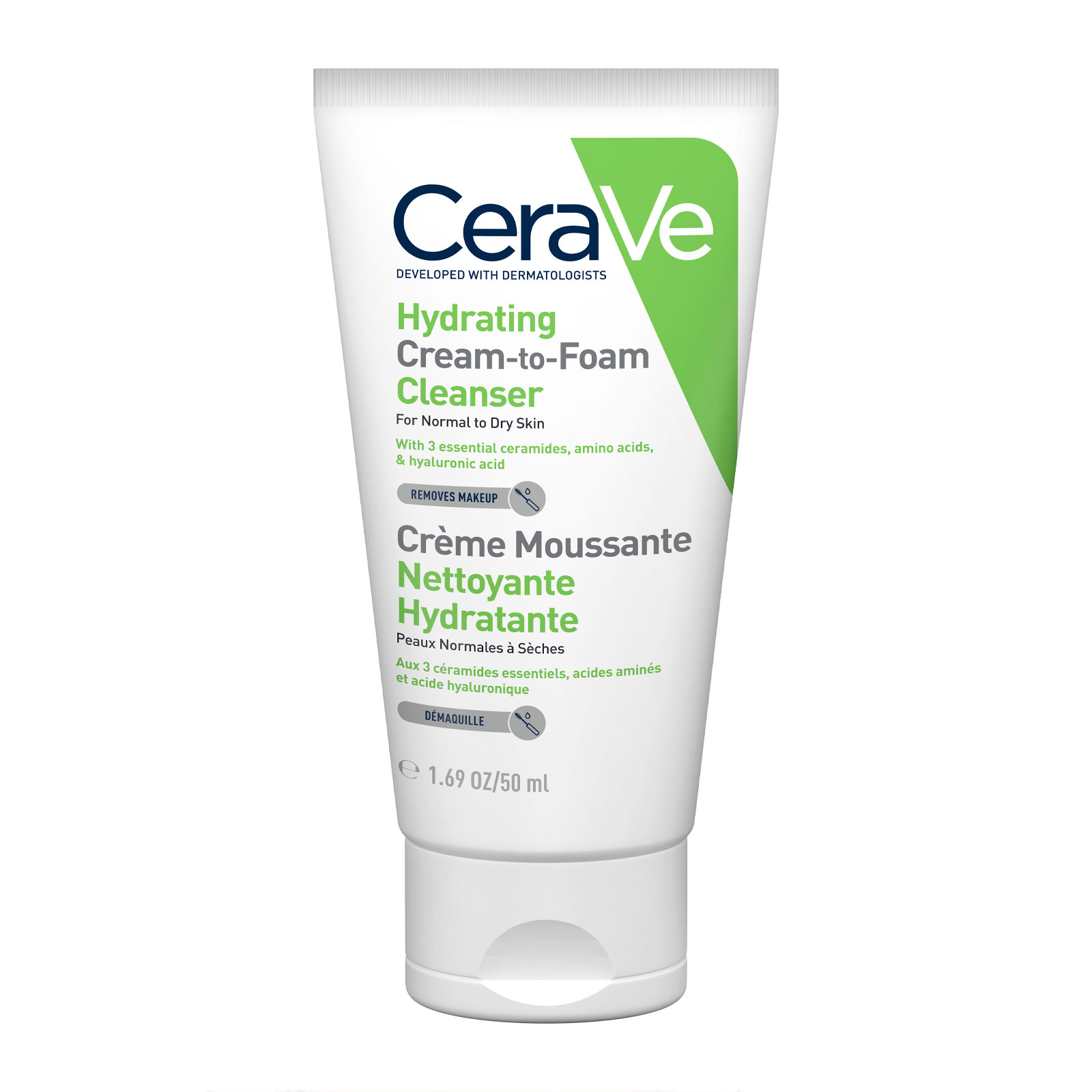 CeraVe Hydrating Cream to Foam Cleanser 50ml  -HK
