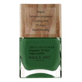 Nails.INC 73% Plant Power Wipe The Slate Green