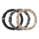 SLIP Pure Silk Skinny Scrunchies SCRUNCHIES BLACK, CARAMEL, LEOPARD