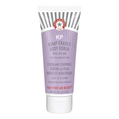 FIRST AID BEAUTY KP Bump Eraser Body Scrub with 10% AHA - AHA Body Scrub KP BUMP ERASER BODY SCRUB 56.7G