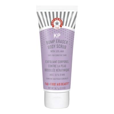 FIRST AID BEAUTY KP Bump Eraser Body Scrub with 10% AHA - AHA Body Scrub KP BUMP ERASER BODY SCRUB 56.7G
