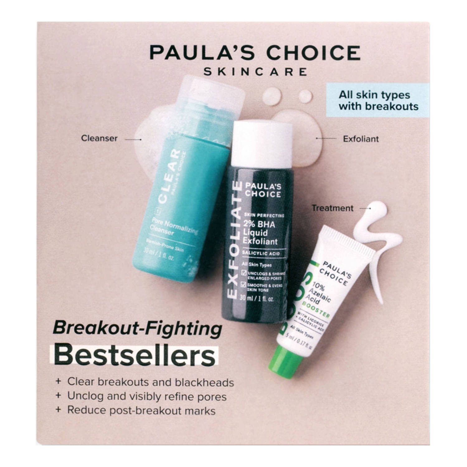 PAULA'S CHOICE Breakout Fighting Bestseller Kit