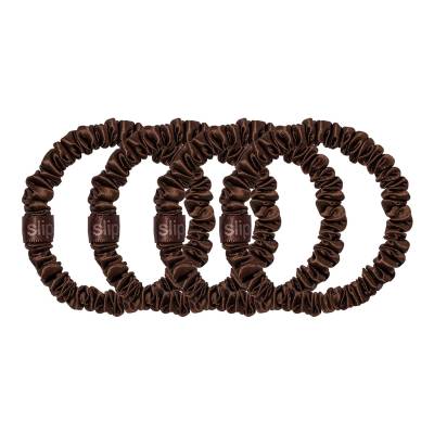 SLIP pure silk skinny scrunchies x 4
