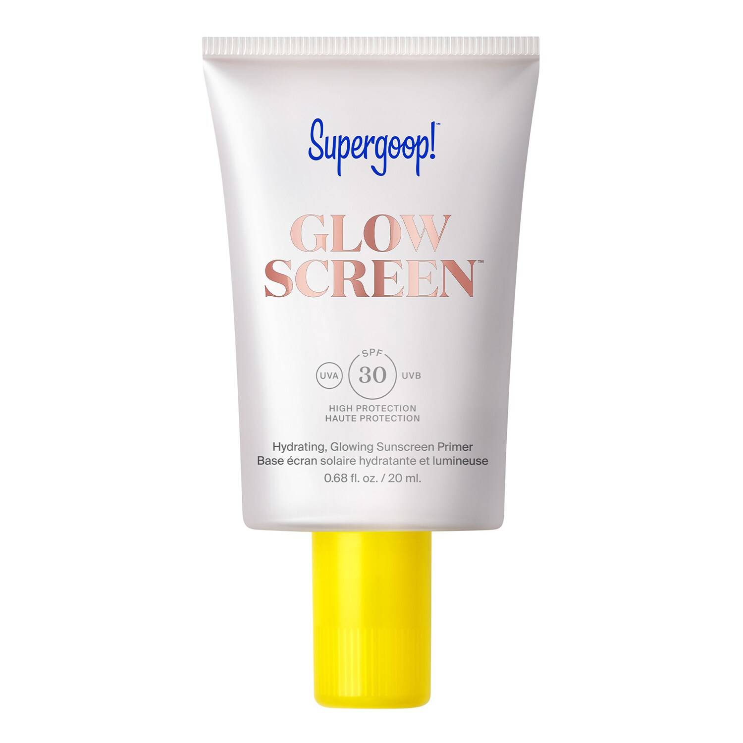 SUPERGOOP! Glowscreen - Sunscreen SPF 30 PA+++ with Hyaluronic Acid + Niacinamide 50ml 20ml