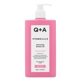 Q+A Vitamin A.C.E Cleansing Shower Oil 250ml