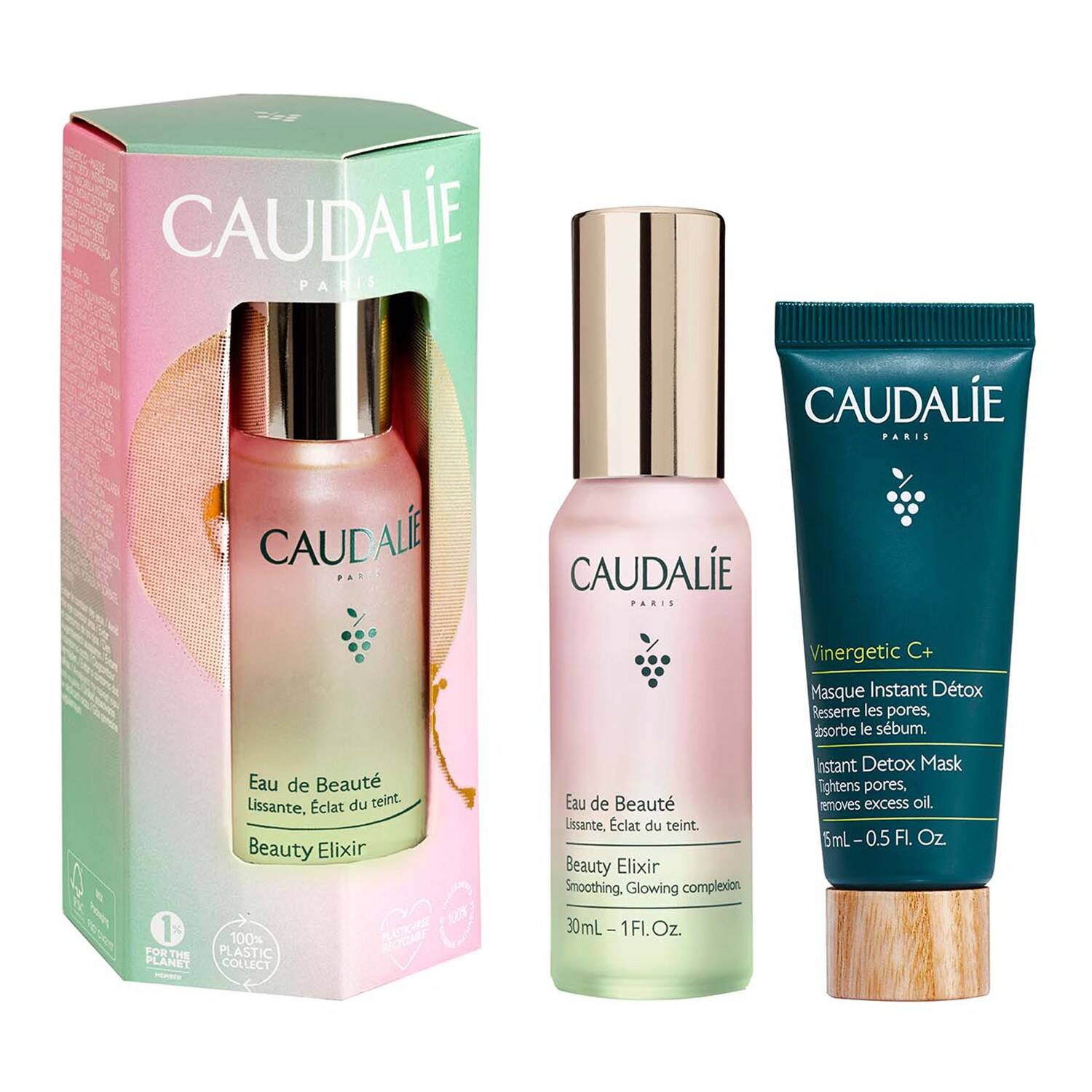 CAUDALIE Beauty Elixir & Detox Set