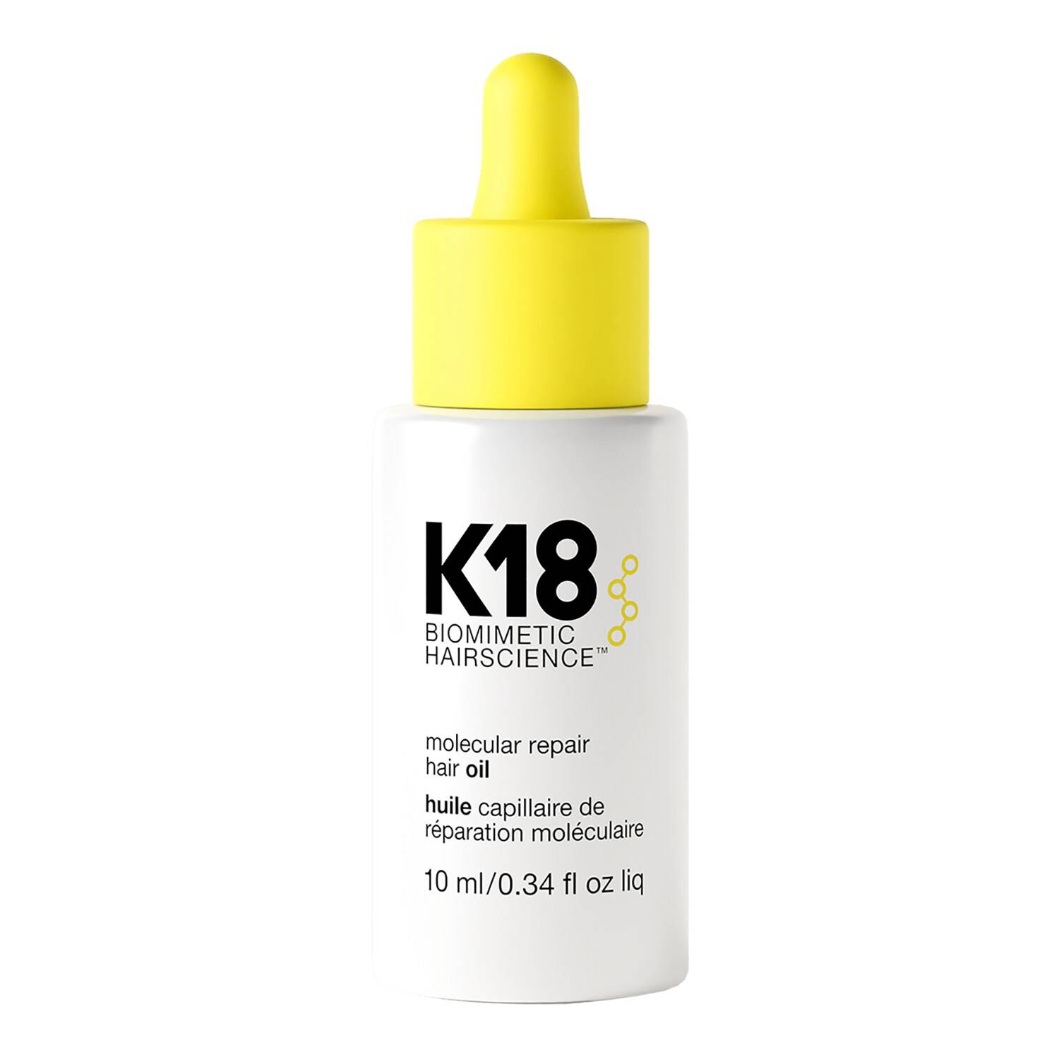 K18 Molecular Repair Hair Oil Mini - Smooth + Repair Damaged Hair 10ml