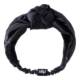 SLIP Pure Silk Knot Headband Black