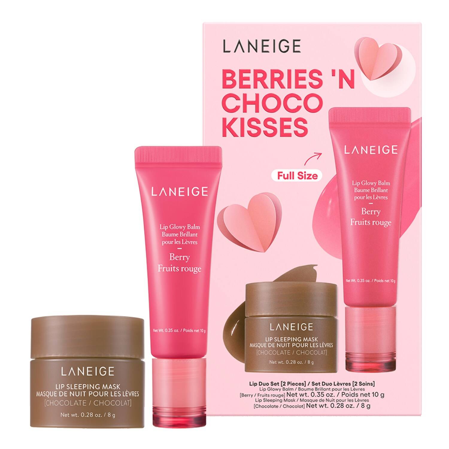 LANEIGE Berries 'N Choco Kisses Lip Duo