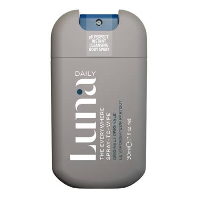 LUNA DAILY The Original Everywhere Spray-To-Wipe Mini - With Prebiotics + Vit C & E 30ml