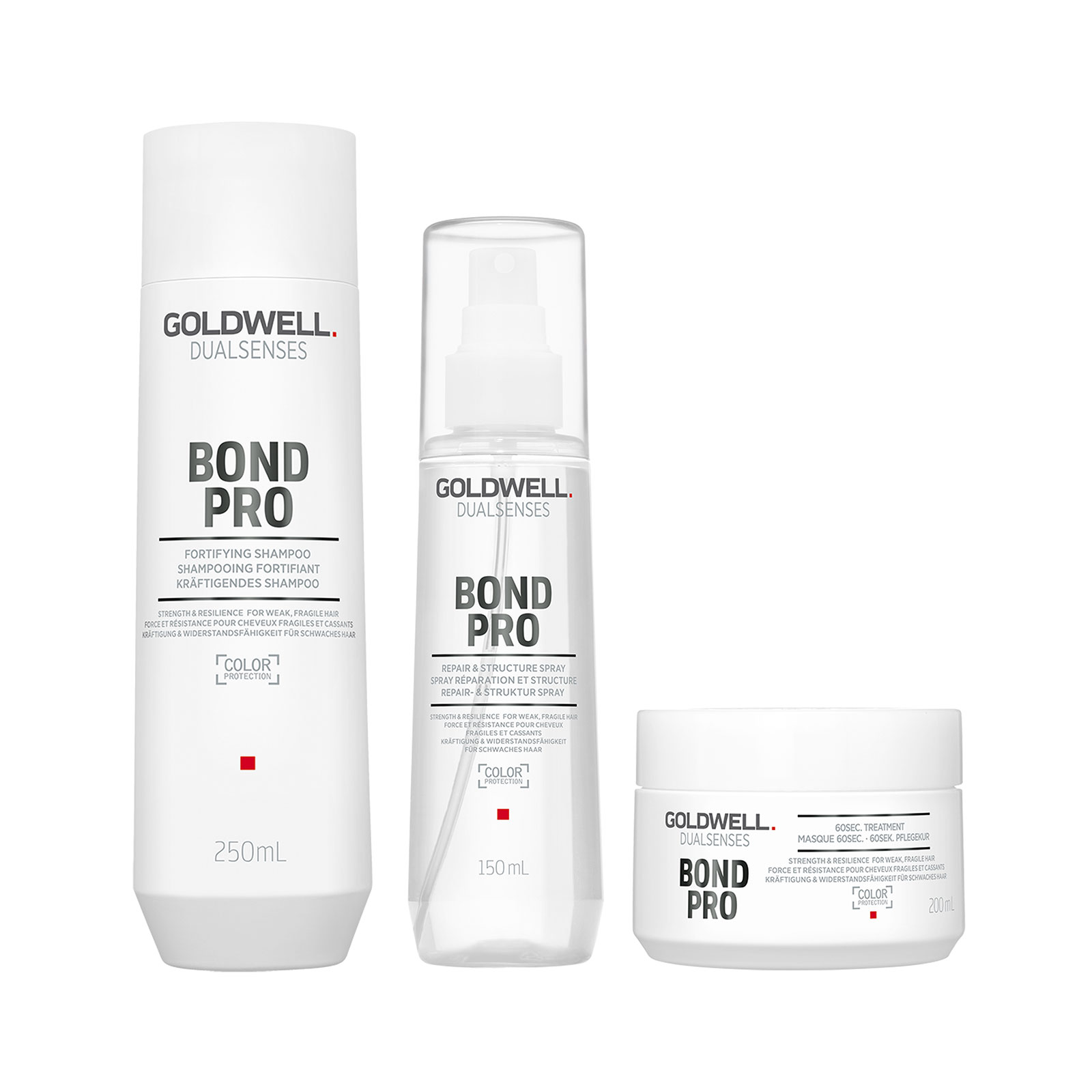 Goldwell Bond Pro Shampoo; Mask & Structure Spray Bundle